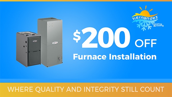 $200 off Furnace Installation Coupon